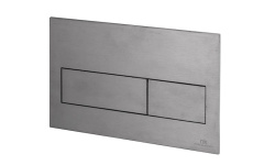 NOKEN TONO Клавиша для двойного смыва, шлифованная нержавеющая сталь мини 1