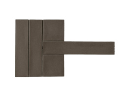 MUTINA WEAVING BLACK SI FANG 35.7х20.3