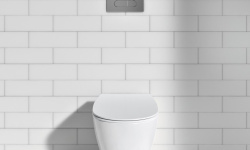 IS OLEAS M1 SmartFlush Механическая панель смыва, хром матовый мини 3 4