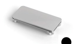 BERTOCCI OFFICINA 01 Мыльница настольная, черная матовая мини 1