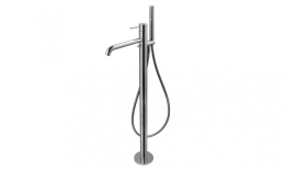 NOKEN ROUND Внешняя часть смесителя напольного для ванны, хром