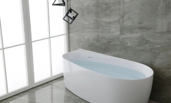 ALLEN BRAU PRIORITY 2 Ванна акриловая с панелью, 1700х800 мм, слив-перелив, белая/антрацит (291970) мини 3 4