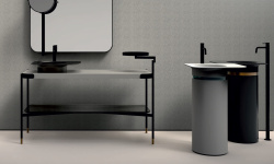 Salini NINFEA 02 Раковина накладная 545х447х120 мм, без перелива, S-Stone - белый матовый мини 3 5