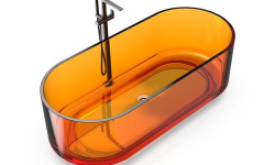 KNIEF ELLIPSE Shape Ванна отдельностоящая 170x75x56 см, 50 Arangonit/хром мини 1