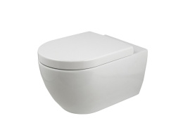 NOKEN ARQUITECT Унитаз подвесной rimless, с креплениями, 540х360 мм, белый