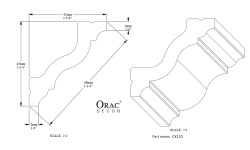 ORAC FLEX КАРНИЗ 45х41х2000 мини 3 3