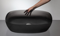 ANTL Раковина прямоугольная накладная из материала Cristalmood, 60х40хH15. Спецзаказ! мини 3 3