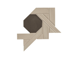 MUTINA WEAVING BI-GREY&BLACK BA LENG 34.3х34.3