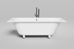 Salini ORNELLA AXIS 170 Ванна встраиваемая 1700x750x590/610 мм, S-Stone - белый матовый