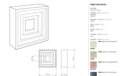 HARMONY PIQUE CLOTH SAND 19.8х19.8 H-40 мини 3 3