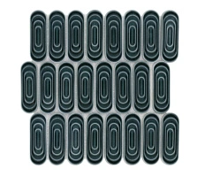 мозаика L'Antic Colonial LANTIC OVAL NAVY 25.6х26.5