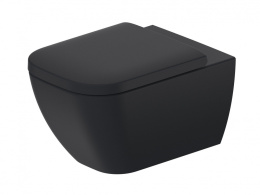DURAVIT Happy D.2 Plus Унитаз подвесной Rimless® 365х540 мм, Anthracite/Anthracite Matt