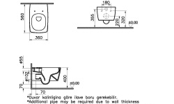 VITRA Metropole Комплект: подвесной унитаз с сиденьем, инсталляцией, панелью, белый/хром мат мини 3 3