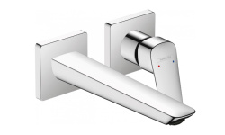 HANSGROHE LOGIS Внешние части смесителя для раковины из стены, хром мини 1