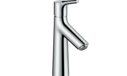 HANSGROHE Talis S Смеситель для раковины 100, однорычажный, со сливным гарнитуром, хром мини 1
