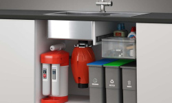 OMOIKIRI PURE DROP 2.1.4S Многоступенчатая система очистки воды 271х495х190 мм мини 3 4