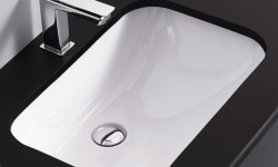 ART CERAM NETTUNO Раковина под столешницу 56x38 см, БЕЗ креплений, glossy white мини 3 3