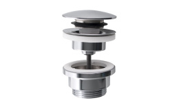 NOKEN Донный клапан (clicker) универсальный 0-70 мм, хром