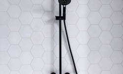 HANSGROHE Raindance Select S Душевая стойка Showerpipe 240 1jet с термостатом, матовый чёрный мини 3 3