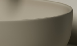 CERAMICANOVA Element Раковина накладная 600х415хH135 мм, капучино матовый мини 3 2