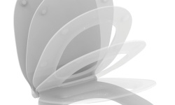 IS CONNECT AIR Сиденье для унитаза, с функцией "плавное закрывание", белый мини 3 2