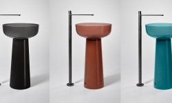 ANTL Раковина круглая из материала Cristalmood, на столешницу, с ДК, Ø48x20,5 см. Спецзаказ! мини 3 2