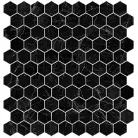 мозаика VIDREPUR SUPREME MARQUINA HEX (3.5х3.5) 31.7х30.7
