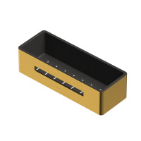 WHITECROSS ergo Полка для душа, 300 мм, брашированное золото