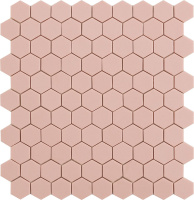 VIDREPUR CANDY PALE ROSE HEX (3.5X3.5) 31.7х30.7