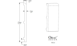 ORAC ПЛИНТУС 170x13х2 000 мини 3 4