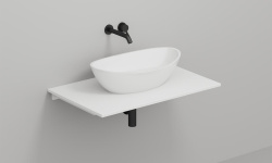 Salini Costa Столешница 800х500х15 мм, S-Stone-белый матовый мини 3 5