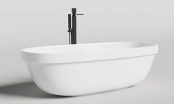 Salini GRECA IN Ванна свободностоящая 1800х800х518 мм, S-stone - матовый, белый мини 3 3