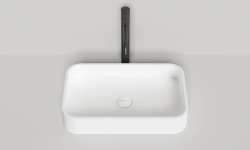 Salini CALLISTA 01 Раковина накладная 545х345х100 мм, без перелива, БЕЗ ДК, S-Sense-белый глянцевый мини 3 5