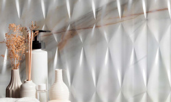 COLORKER CALACATTA IRIS GOLD WHITE 31.6х100 M-77 мини 3 4