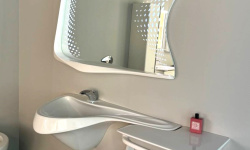 NOKEN VITAE Комплект керамики со смесителями и зеркалом, белый/хром мини 3 11