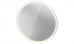 DUR VITRIUM Зеркало с LED подсветкой, сенсорное управление, Ø900 мм, 18 White Matt мини 1