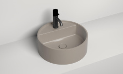 Salini ARMONIA TOP 02 Раковина накладная 450х450х160 мм, БЕЗ отв. под смес., S-Stone-RAL матовый мини 3 3