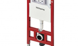 TECEspring SL Комплект для установки подвесного унитаза с панелью смыва, сатин мини 3 4