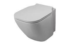 NOKEN ESSENCE C COMPACT Унитаз подвесной укороченный, с креплениями, 510х340 мм, белый мини 1