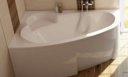 RAVAK ASYMMETRIC Ванна акриловая 160x105 см L, белый мини 3 3