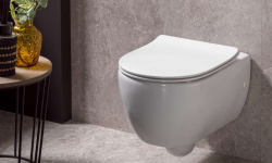 NOKEN ARQUITECT Унитаз подвесной rimless, с креплениями, 540х360 мм, белый мини 3 4