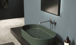 ALICE HIDE Раковина накладная овальная, 65х35 см, белый матовый мини 3 8