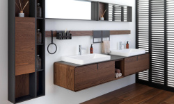 GAMADECOR CICLO BPS-1 Тумба под раковину БЕЗ левой боковой стороны, 95x36x48 см, DX, Wood мини 3 7