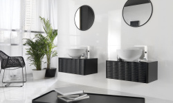 NOKEN LOUNGE Зеркало Ø 80 см с лакированной рамой, черный мини 3 3