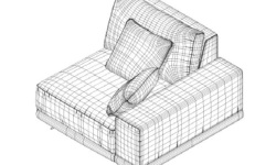 GAMADECOR B2 Диваный модуль S2 R, 108х106 см. Спецзаказ. мини 3 4