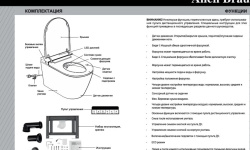 ALLEN BRAU SMART Унитаз подвесной умный, торнадо, с функцией биде, 588x375хH350 мм, белый мини 3 11