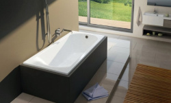 RIHO MIAMI Ванна акриловая прямоугольная, 160x70 см, 90 л, белый мини 3 2