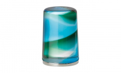 FANTINI VENEZIA by VENINI Ручка, муранское стекло, зеленый аквамарин/Хром мини 1