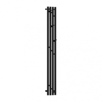 СУНЕРЖА Кантата 3.0 Полотенцесушитель (электрика), 1500х159 мм, ТЭН Левый, Матовый чёрный