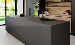 GRESPANIA COVERLAM NERO ZIMBABWE FLAMEADO 162х324x12 мини 3 4